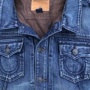 True Religion Men's Denim Vest